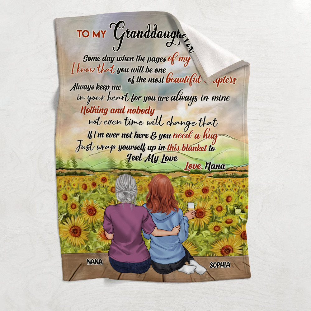 Someday When The Pages - Personalized Mother's Day Grandma Blanket