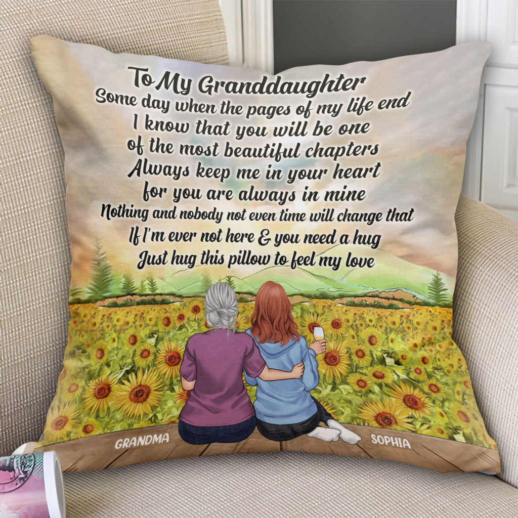 Someday When The Pages - Personalized Mother's Day Grandma Throw Pillow