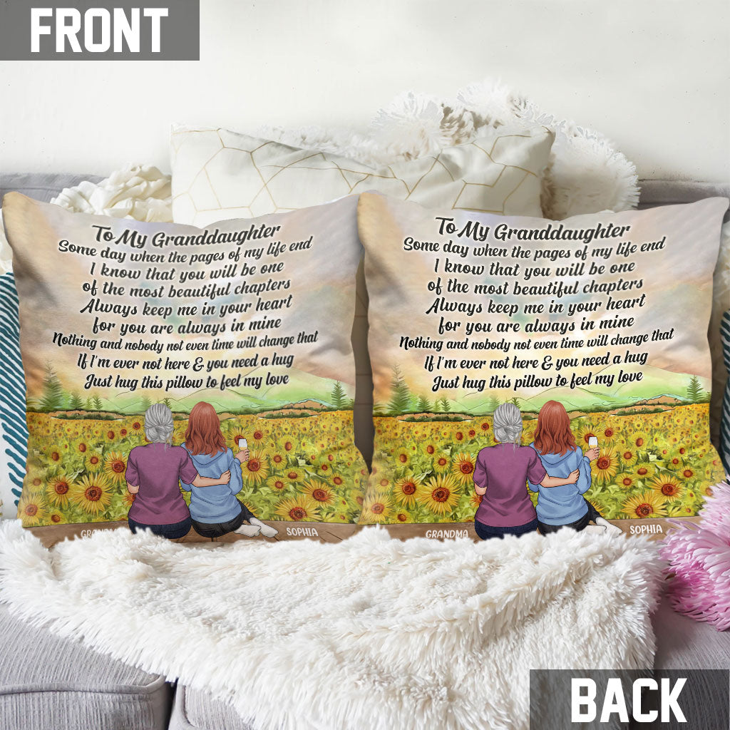 Someday When The Pages - Personalized Mother's Day Grandma Throw Pillow