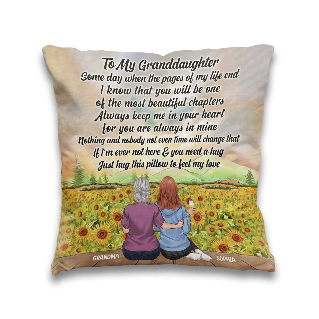 Someday When The Pages - Personalized Mother's Day Grandma Throw Pillow