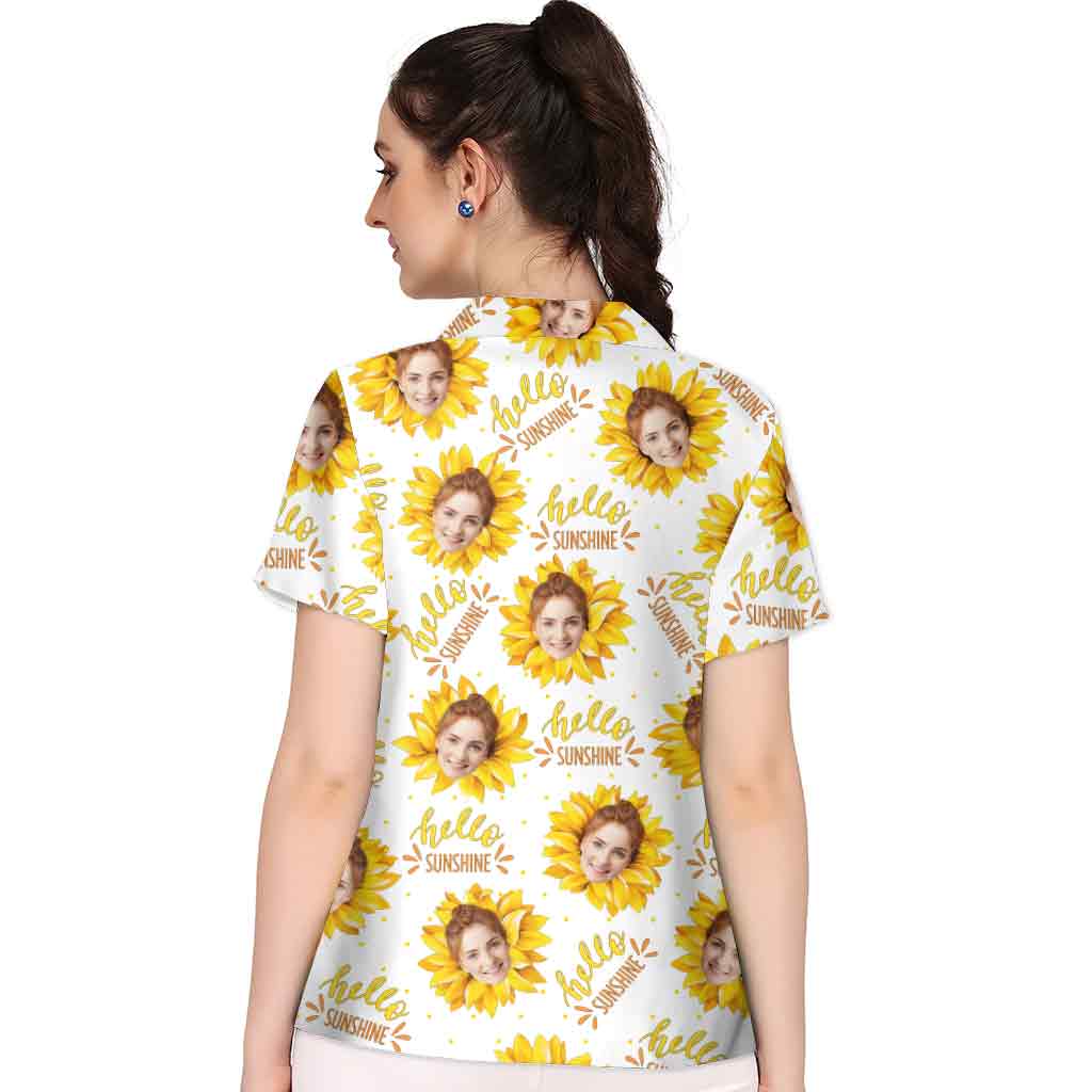 Hello Sunshine - Personalized Sea Lover Hawaiian Shirt