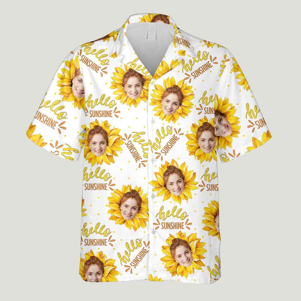 Hello Sunshine - Personalized Sea Lover Hawaiian Shirt