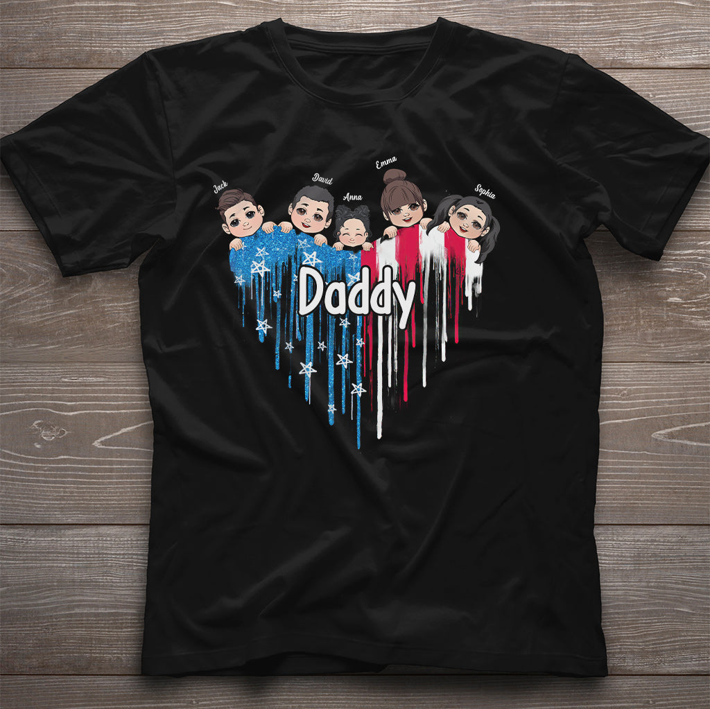 Best Dad Ever - Personalized Father T-shirt and Hoodie
