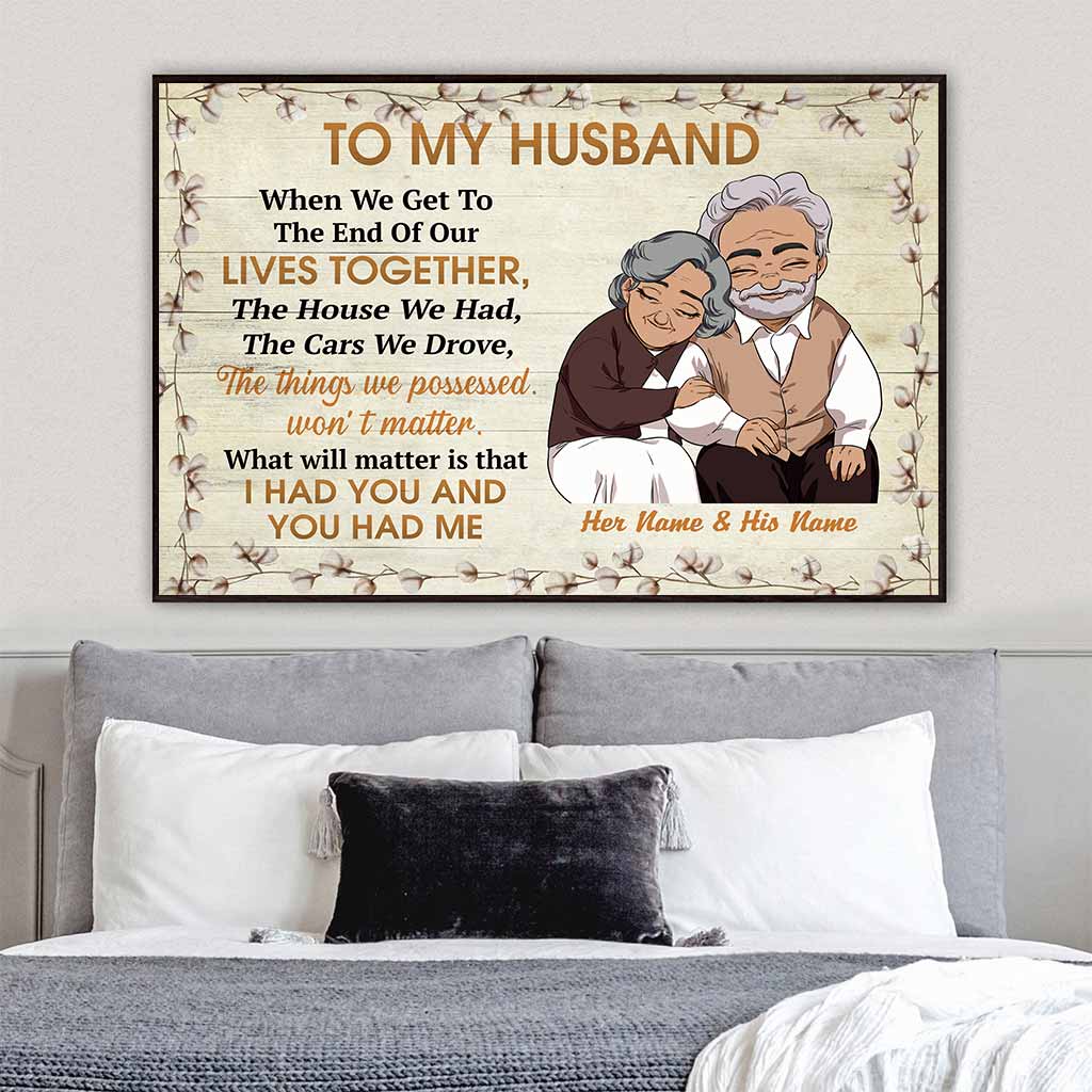 Disover I Had You & You Had Me - Personalized Couple Poster