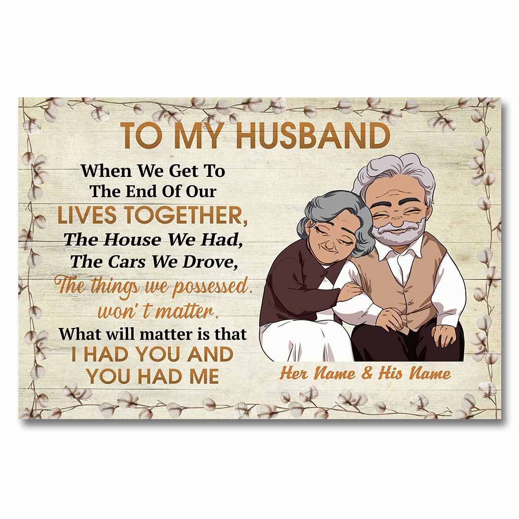 Disover I Had You & You Had Me - Personalized Couple Poster