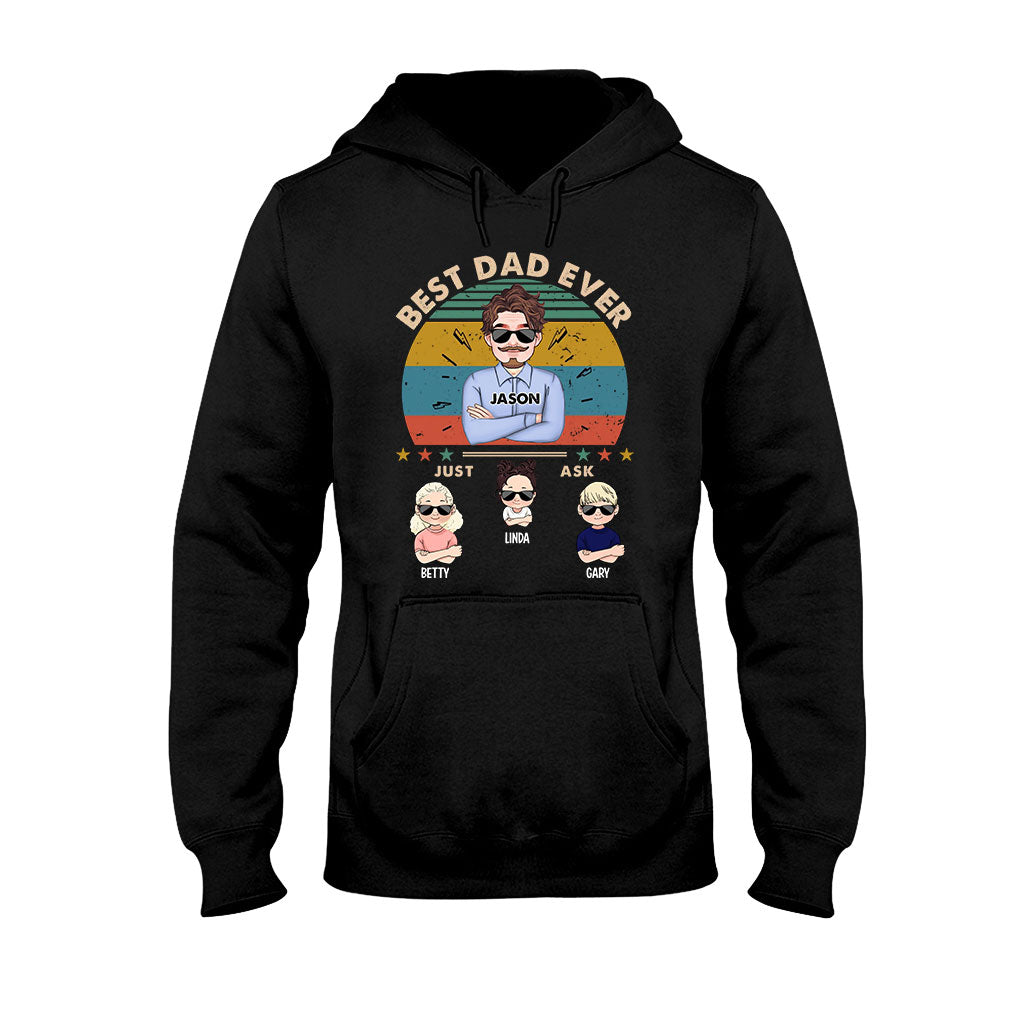 Best Dad Ever - Personalized Father T-shirt and Hoodie