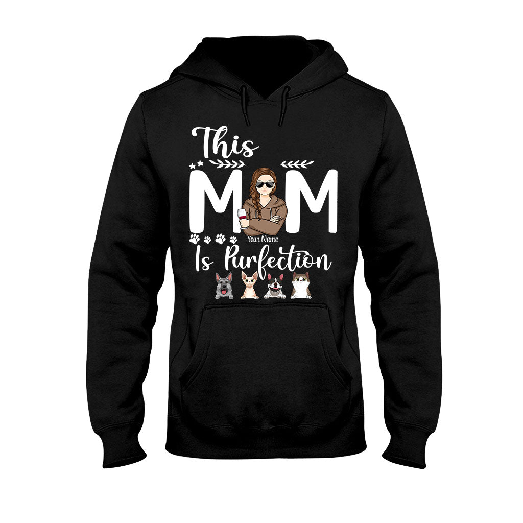 This Mom Is Purfection - Personalized Mother's Day Dog T-shirt and Hoodie