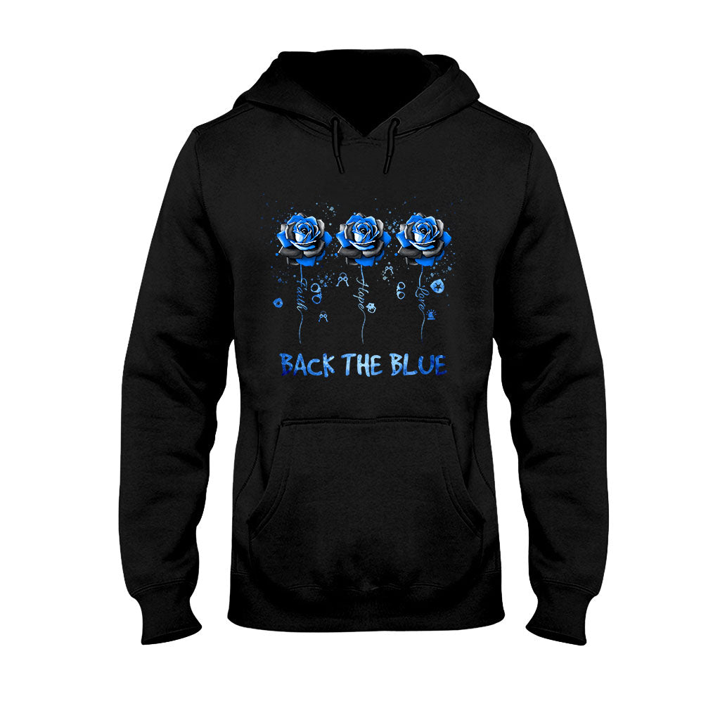 Blue Roses - Police Officer T-shirt And Hoodie 062021