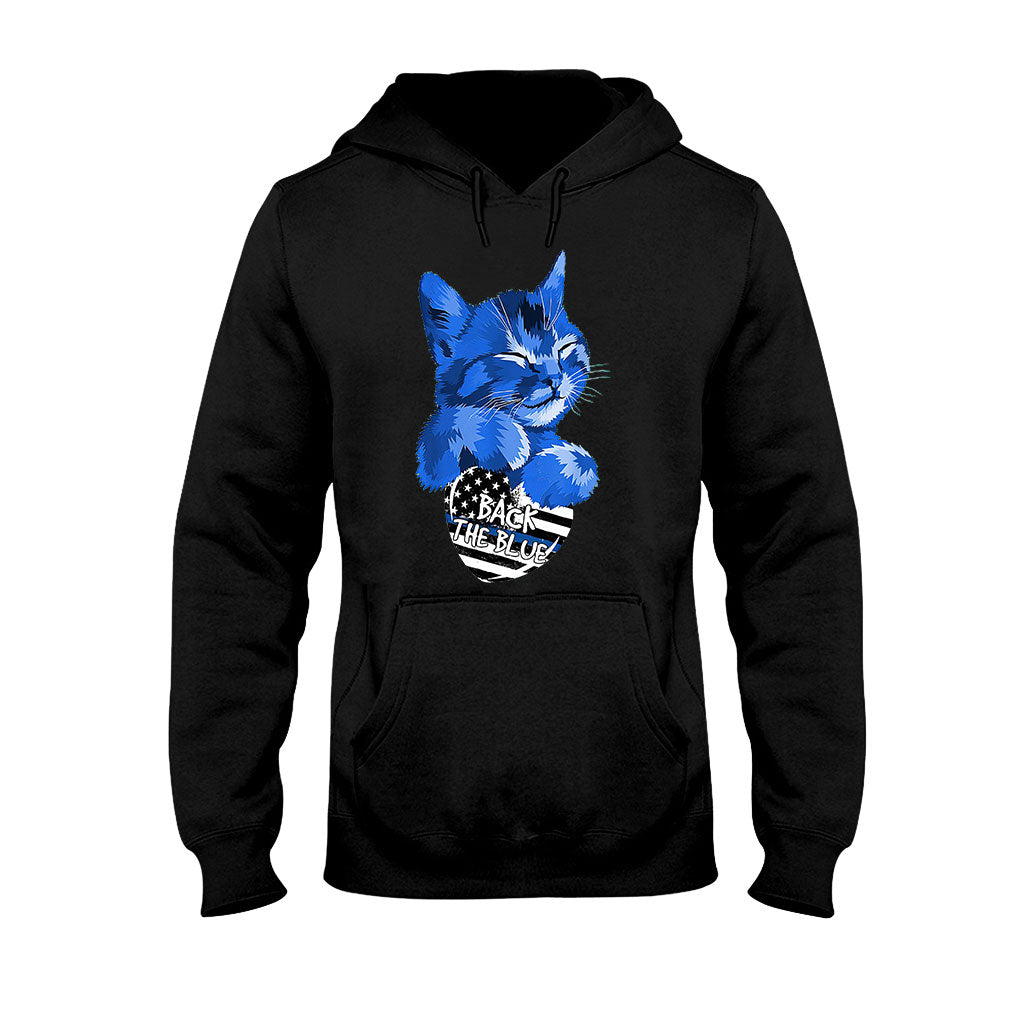 Blue Cat - Police Officer T-shirt And Hoodie 062021