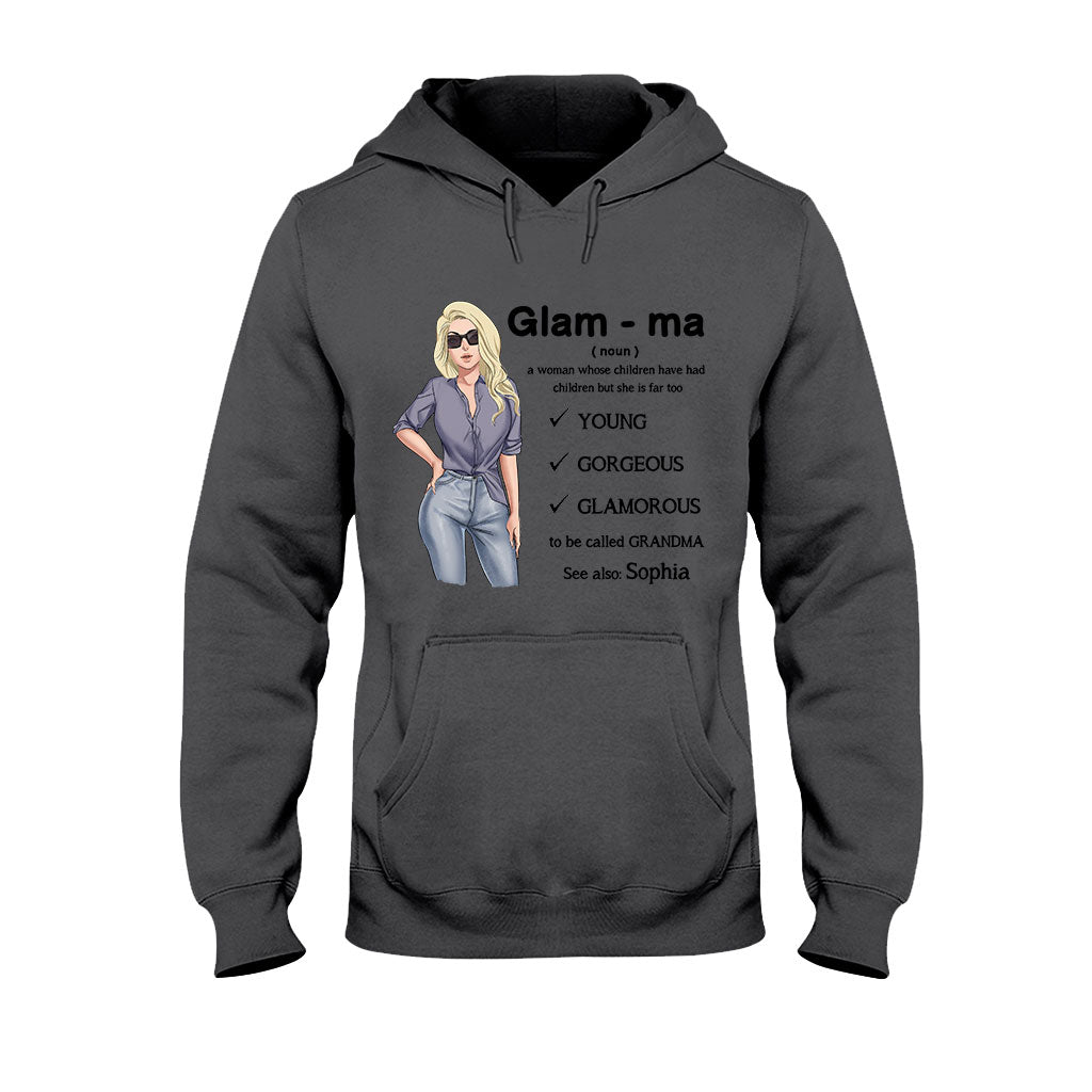 Glamma - Personalized Grandma T-shirt and Hoodie