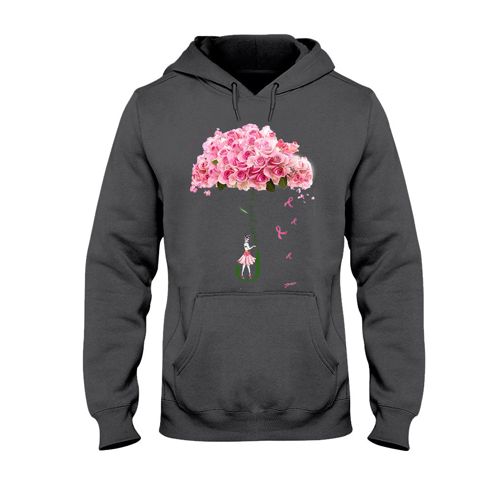 Never Give Up - Breast Cancer Awareness T-shirt And Hoodie 072021