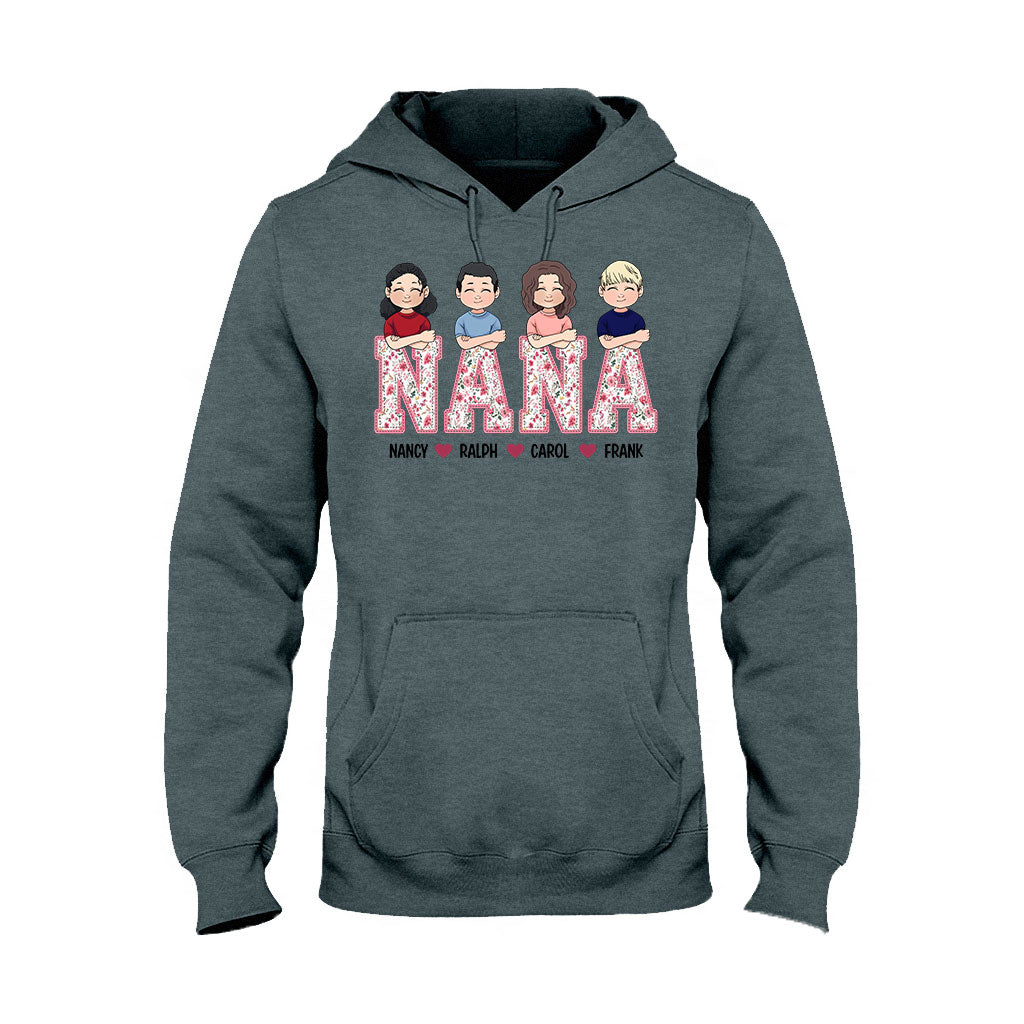 Nana Life - Personalized Mother's Day Grandma T-shirt and Hoodie