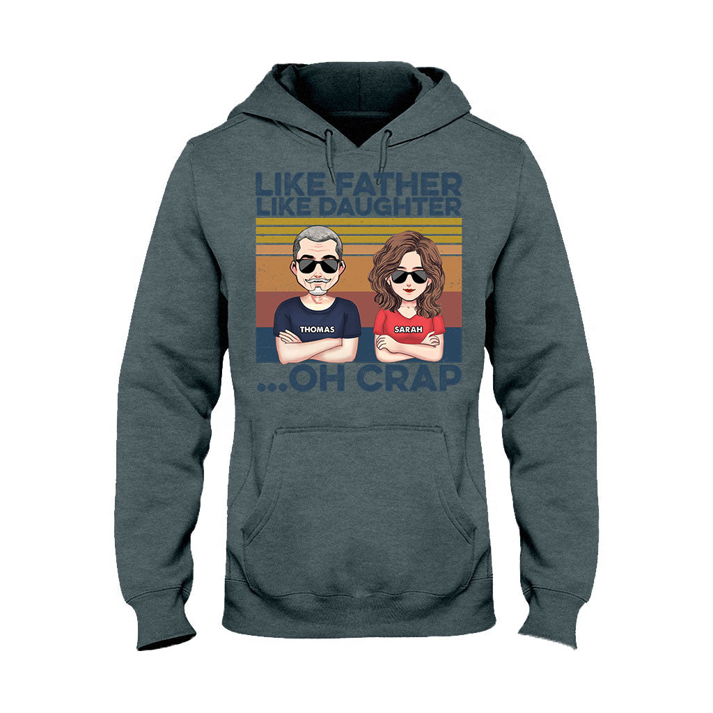 Like Father Like Son - Gift for dad, dad - Personalized T-shirt And Hoodie