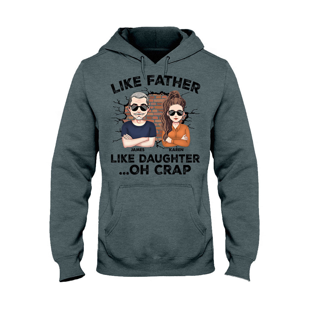 Like father like daughter shirt, hoodie, sweater, long sleeve and