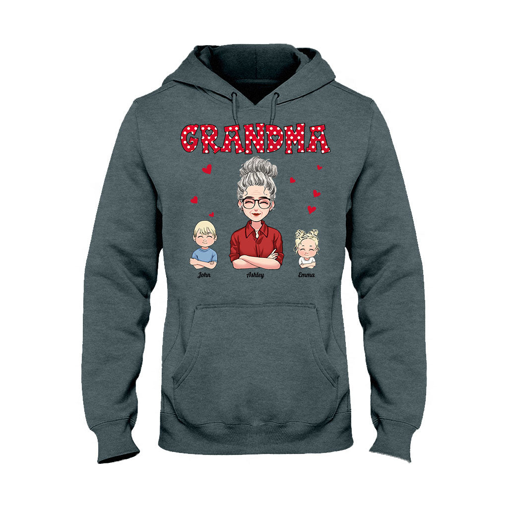 Grandma/ Mother And Kids - Personalized Mother's day Mother T-shirt and Hoodie