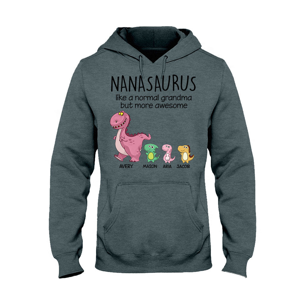 Grandmasaurus - Personalized Mother's day Grandma T-shirt and Hoodie