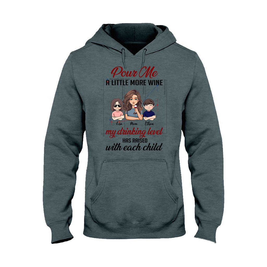 My Drinking Level - Personalized Mother's Day Mother T-shirt and Hoodie