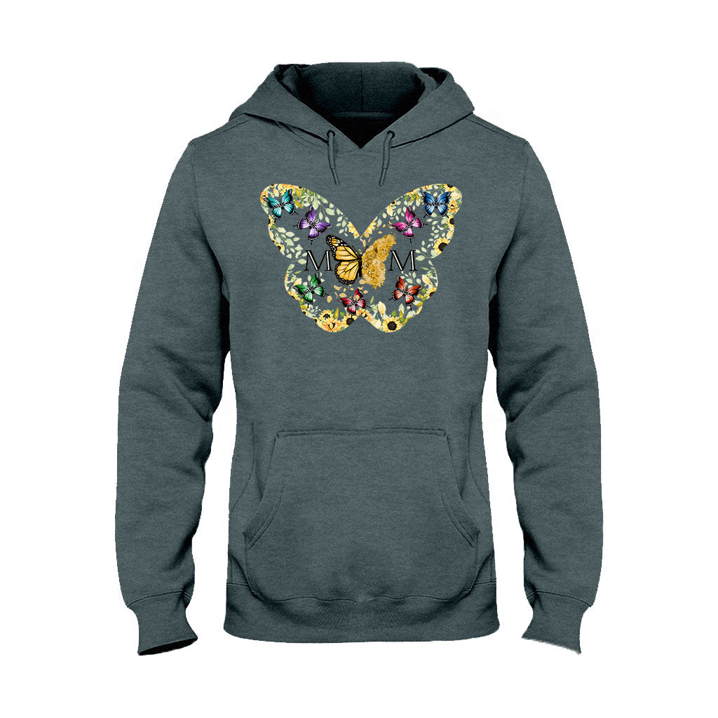 Mom Butterfly - Personalized Mother T-shirt and Hoodie