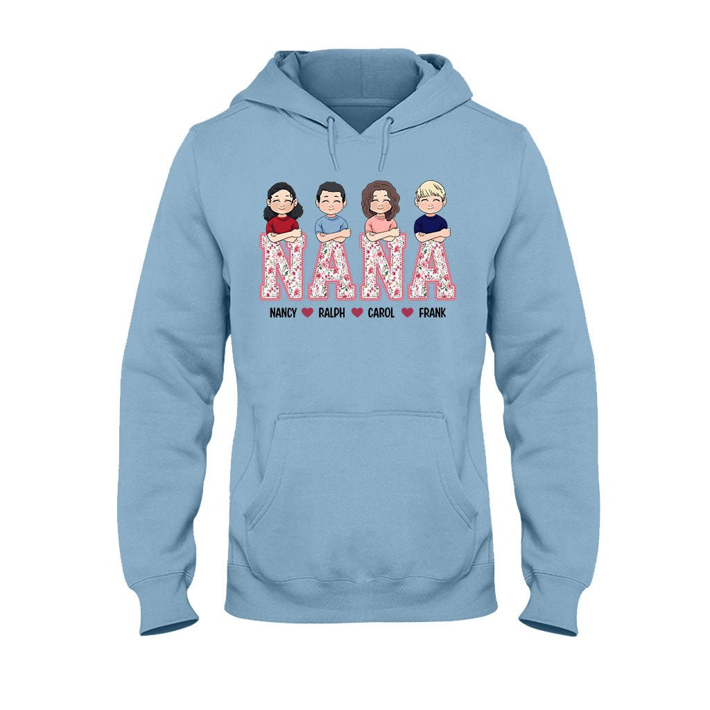 Nana Life - Personalized Mother's Day Grandma T-shirt and Hoodie