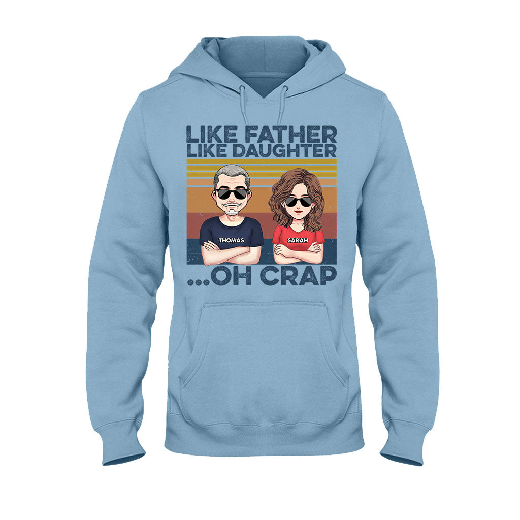 Like Father Like Son - Gift for dad, dad - Personalized T-shirt And Hoodie