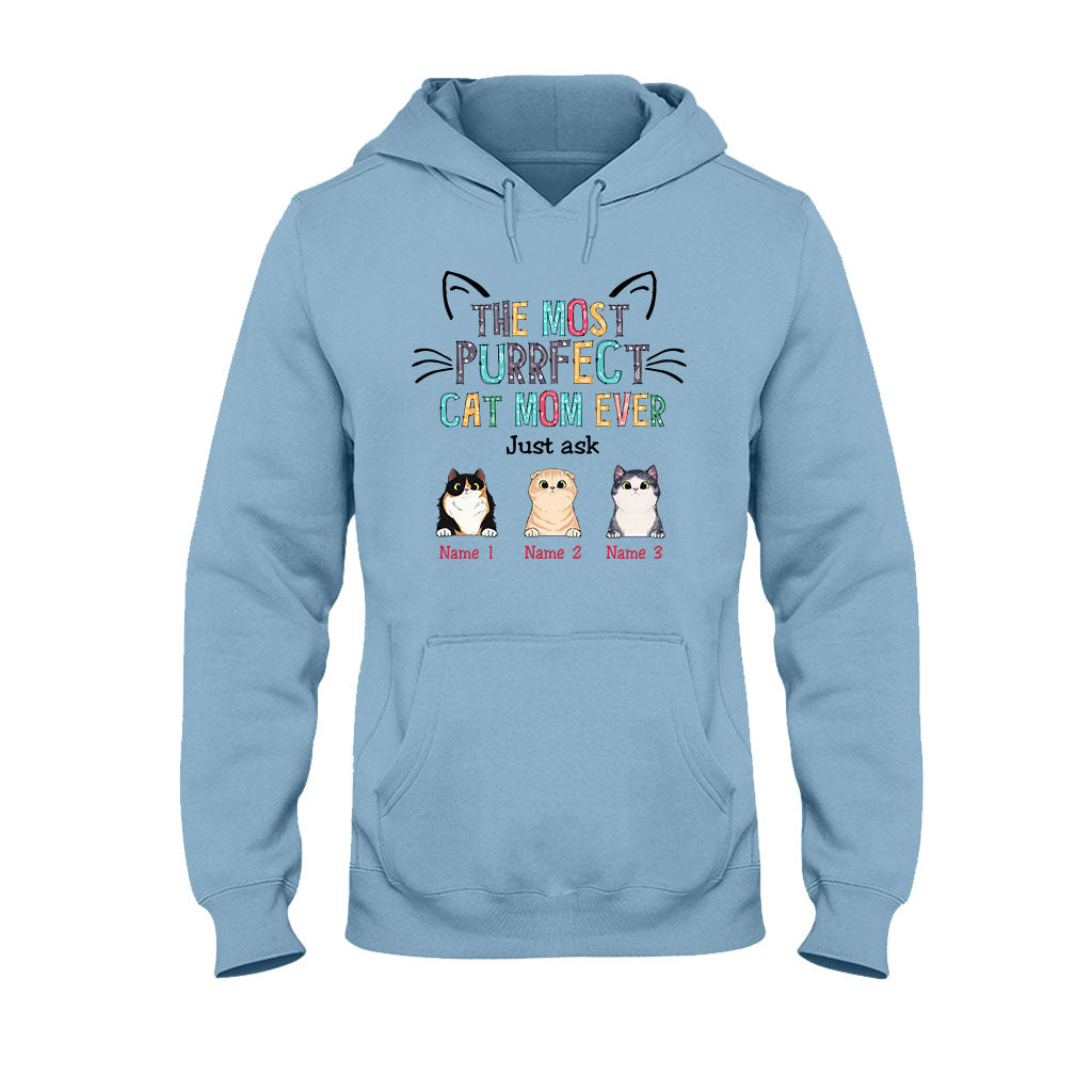 Furrfect Cat Mom - Personalized Mother's Day Cat T-shirt and Hoodie