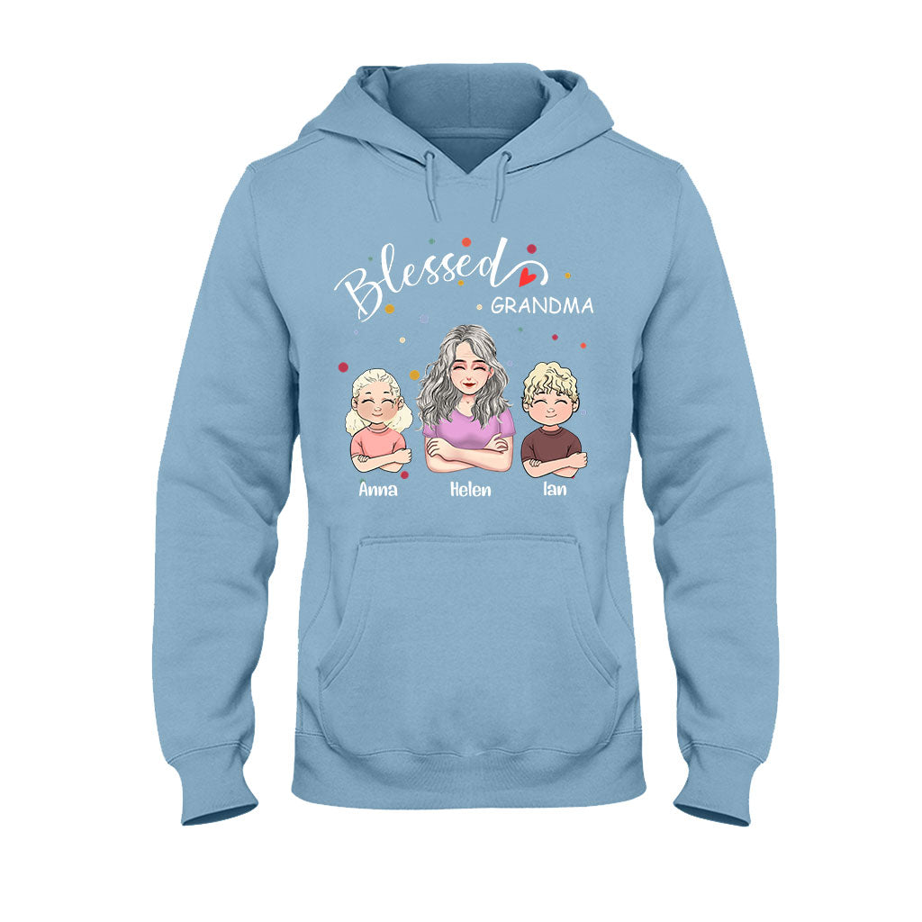 Blessed Grandpa - Personalized Mother's Day Grandma T-shirt and Hoodie