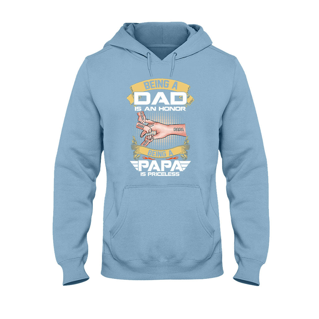 Disover Priceless Papa - Personalized Grandpa T-shirt and Hoodie