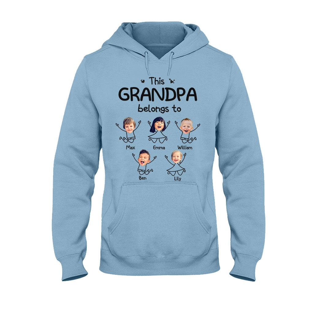 This Grandpa Belong To - Personalized Father's Day Grandpa T-shirt and Hoodie