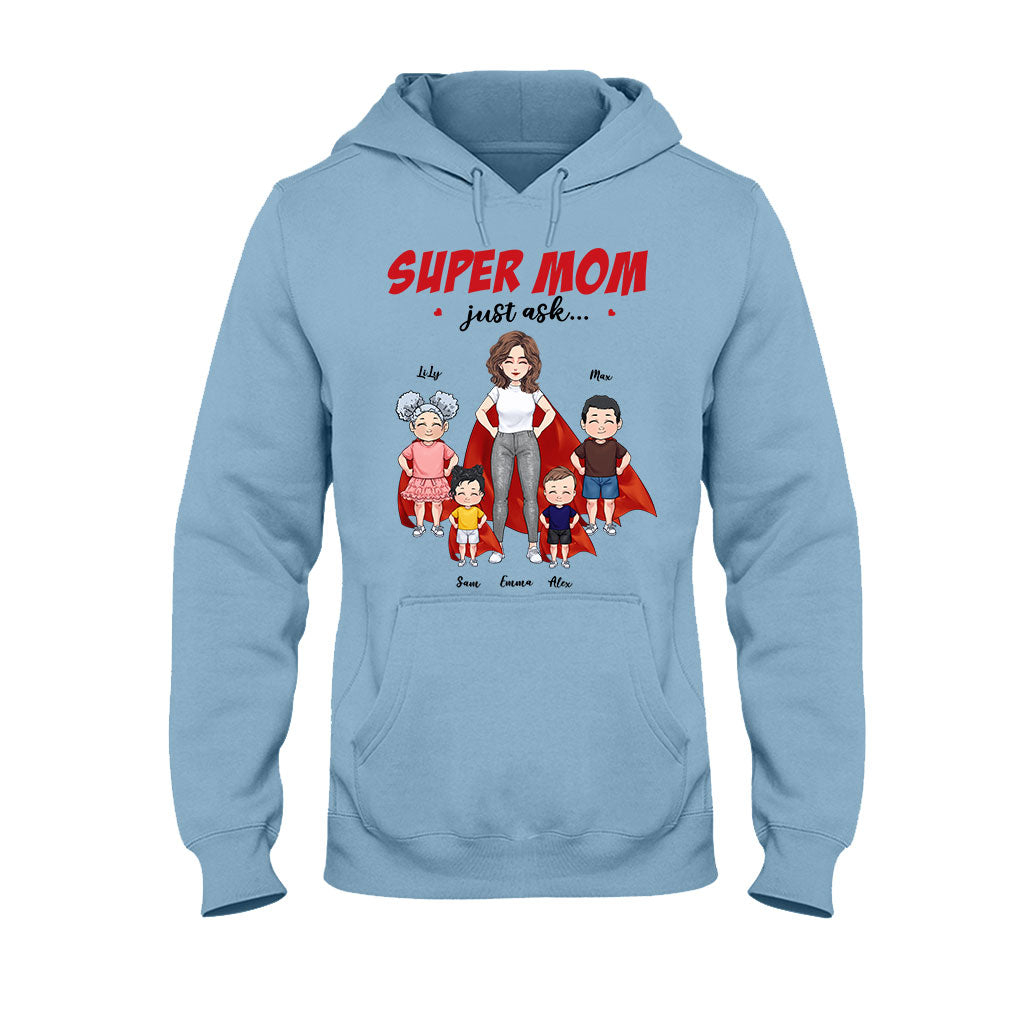 Super Mom - Gift for mom, grandma - Personalized T-shirt And Hoodie