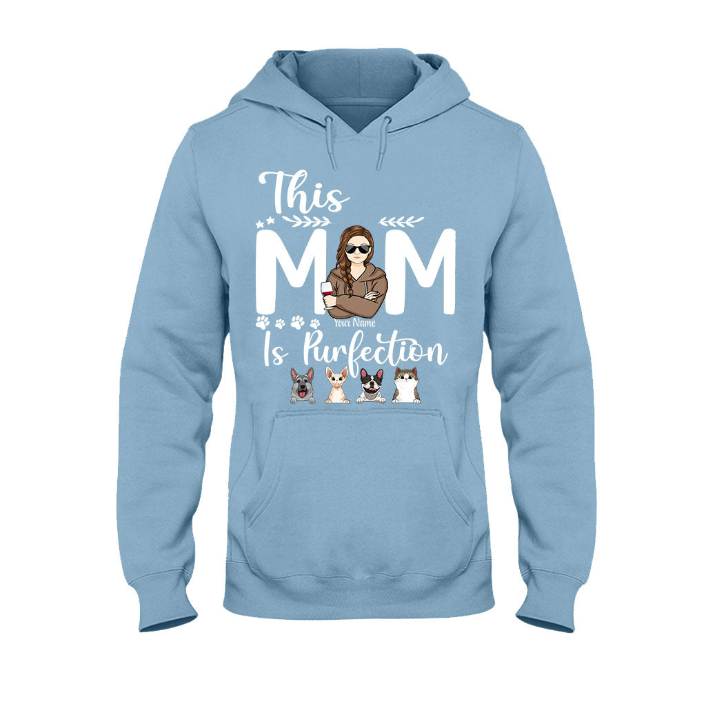 This Mom Is Purfection - Personalized Mother's Day Dog T-shirt and Hoodie