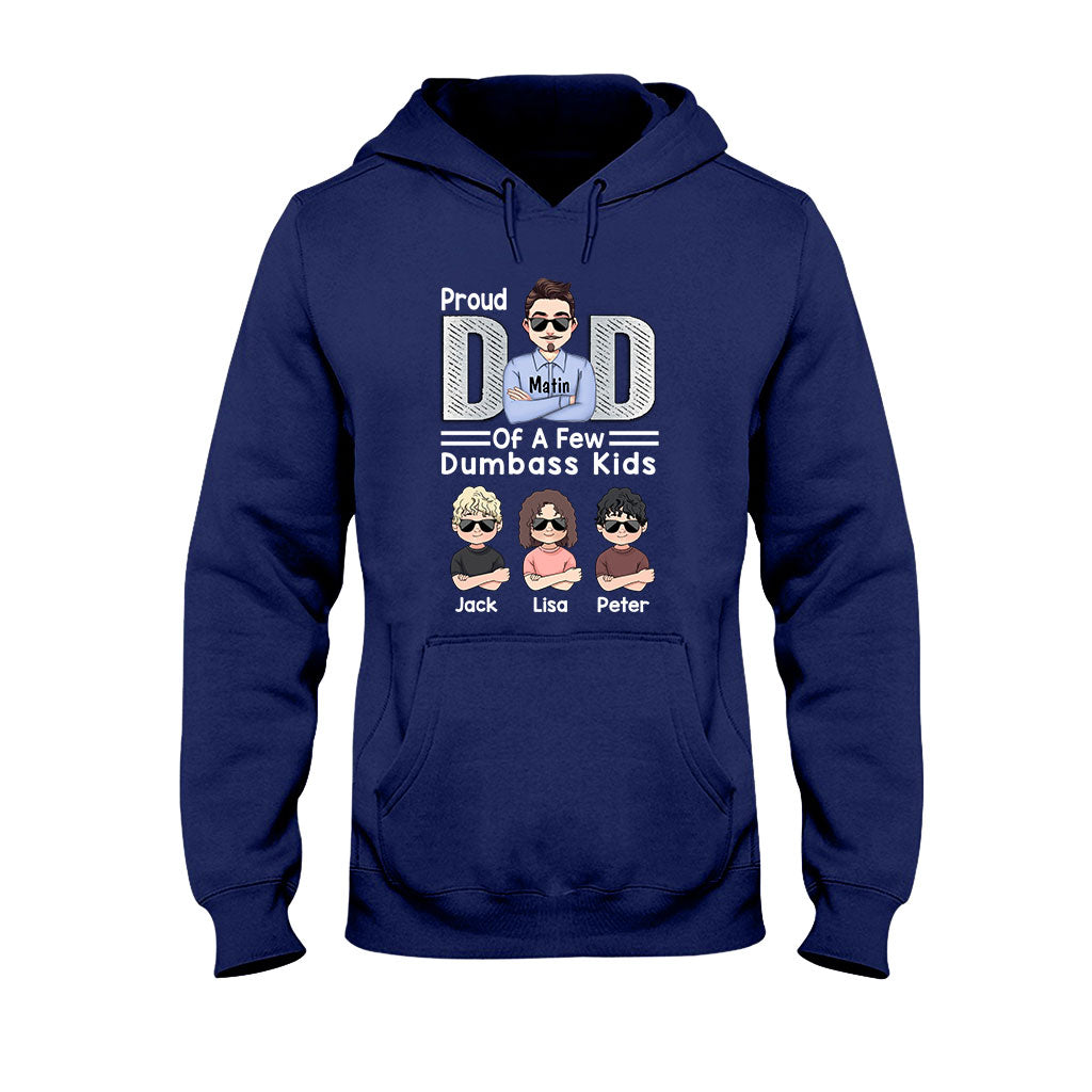 Proud Dad Of A Few - Personalized Father's Day Father T-shirt and Hoodie