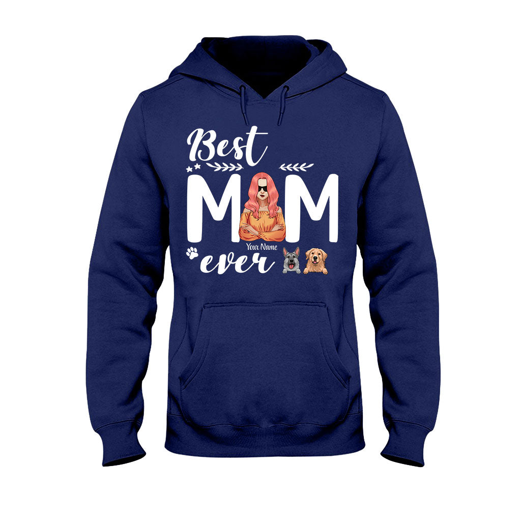 Best Dog Mom Ever - Personalized T-shirt and Hoodie