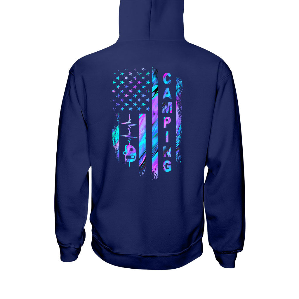 Camping Flag - Hologram T-shirt and Hoodie 1121