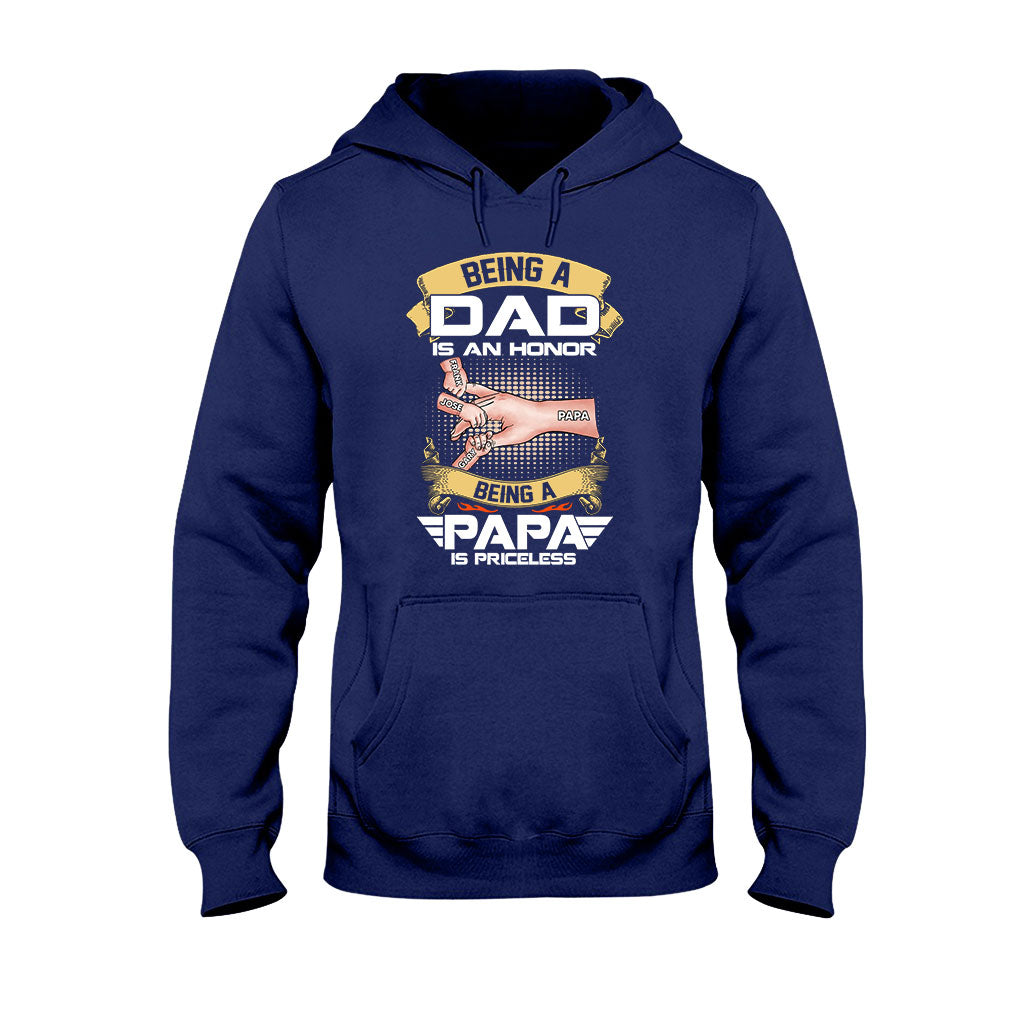 Disover Priceless Papa - Personalized Grandpa T-shirt and Hoodie