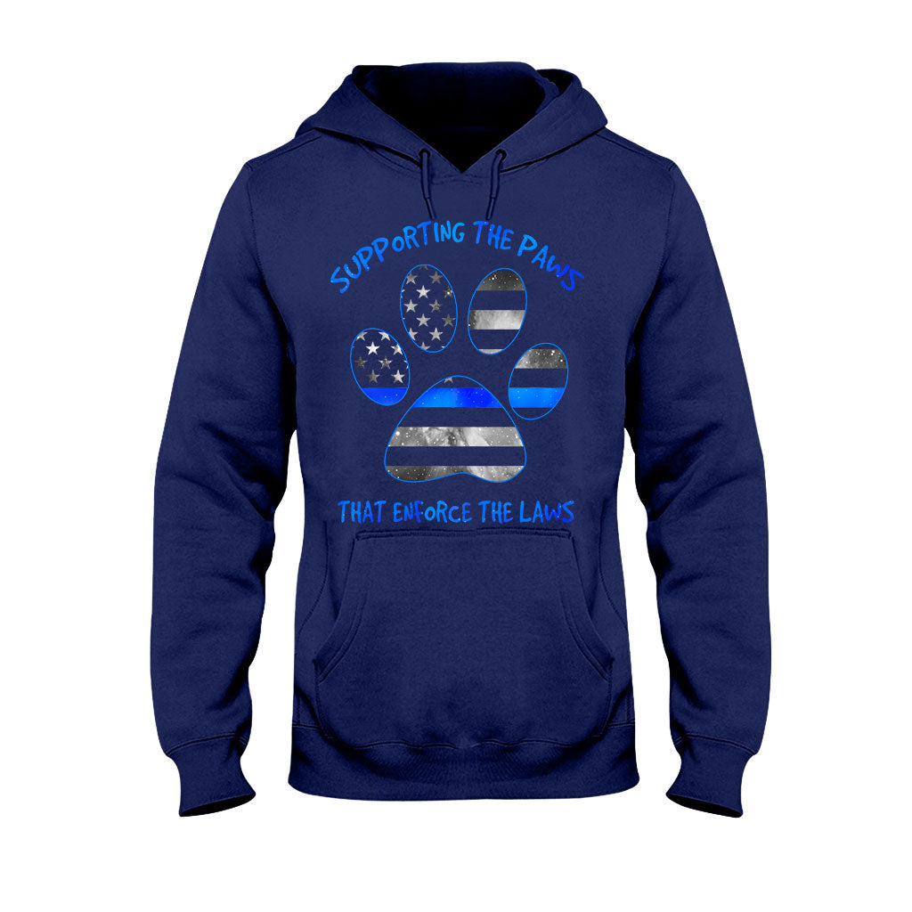 Supporting The Paws - Police Officer T-shirt And Hoodie 062021