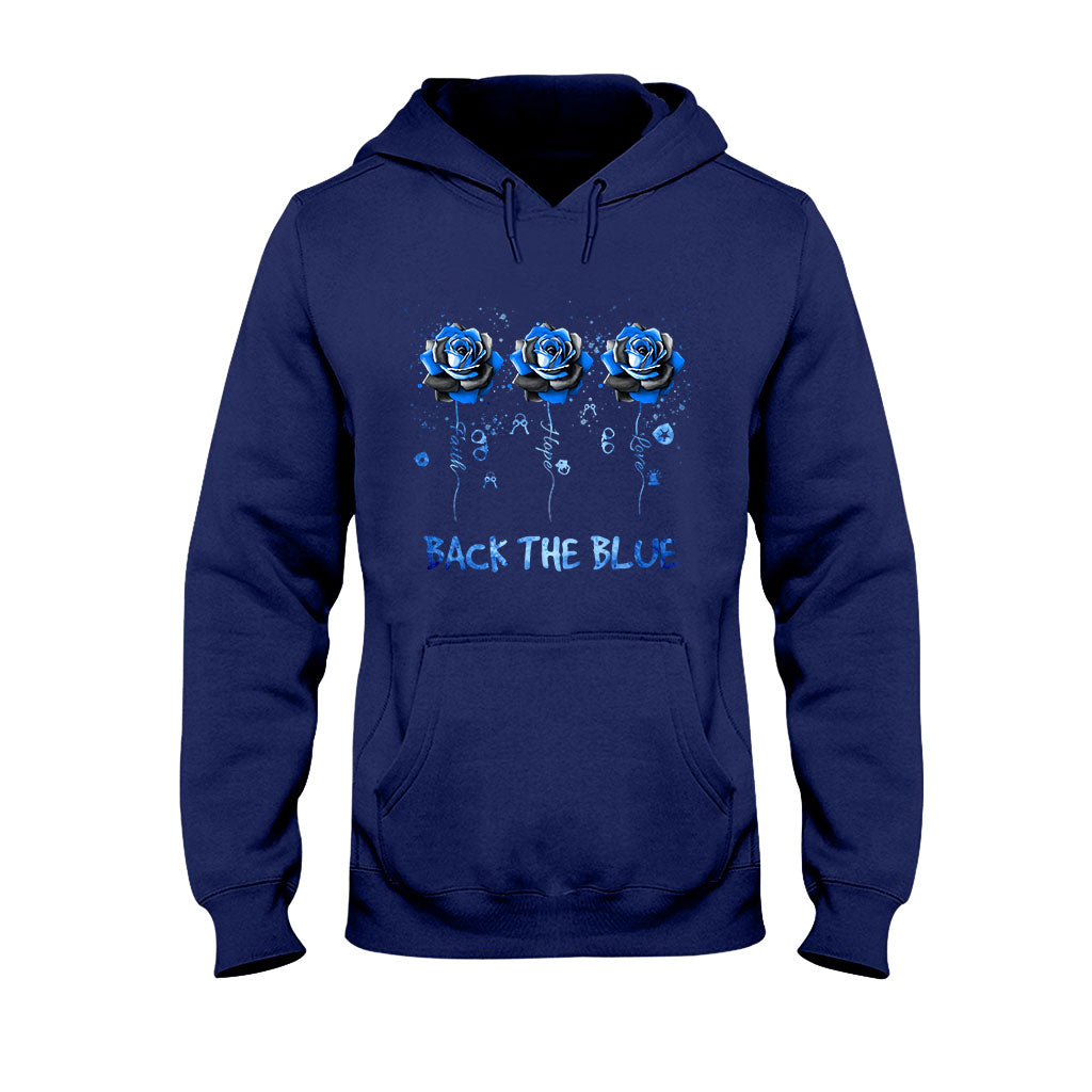 Blue Roses - Police Officer T-shirt And Hoodie 062021