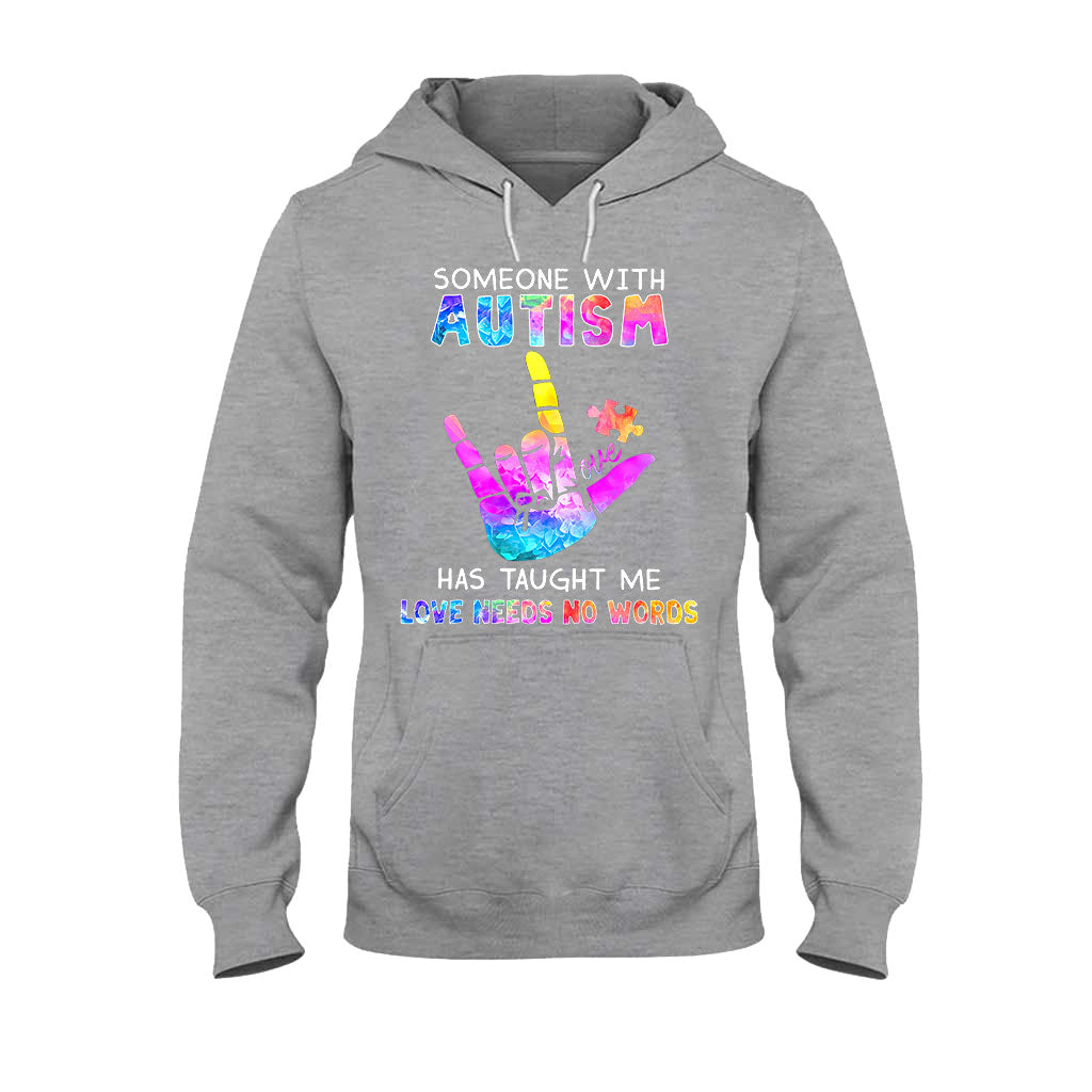 Love Needs No Words - Autism Awareness T-shirt and Hoodie 1221