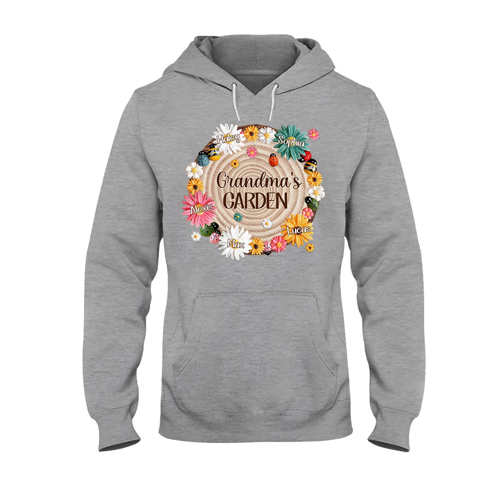 Grandma's Garden - Personalized Grandma T-shirt and Hoodie