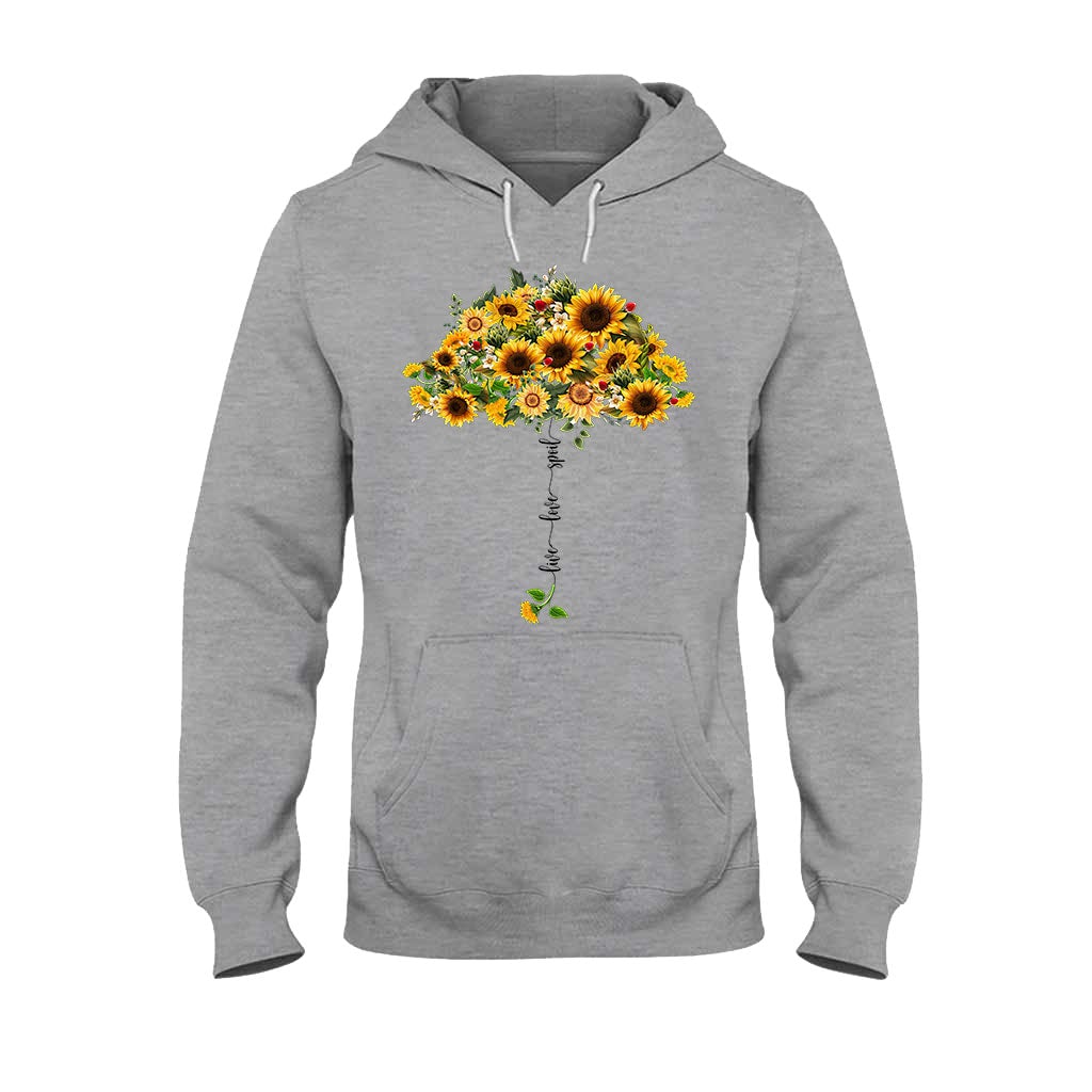 Discover Live Love Spoil Sunflower Umbrella - Personalized Grandma T-shirt and Hoodie 1021