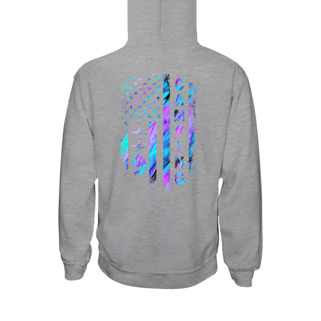 Camping Flag - Hologram T-shirt and Hoodie 1121