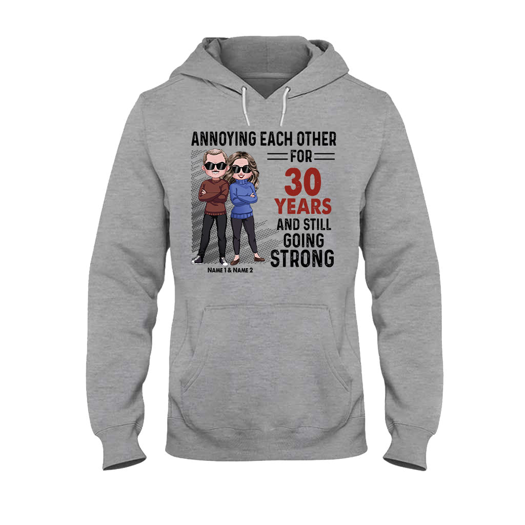 Annoying Each Other - Personalized Couple T-shirt and Hoodie