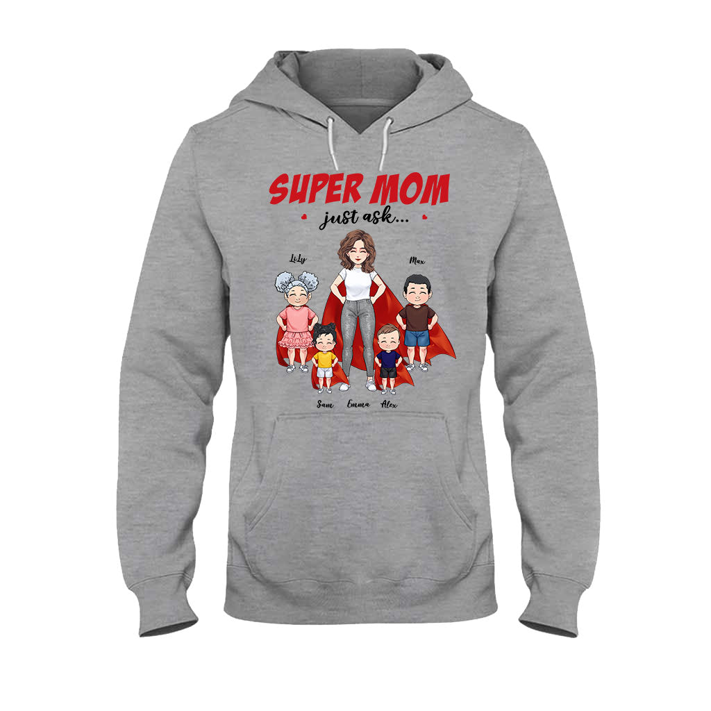 Super Mom - Gift for mom, grandma - Personalized T-shirt And Hoodie