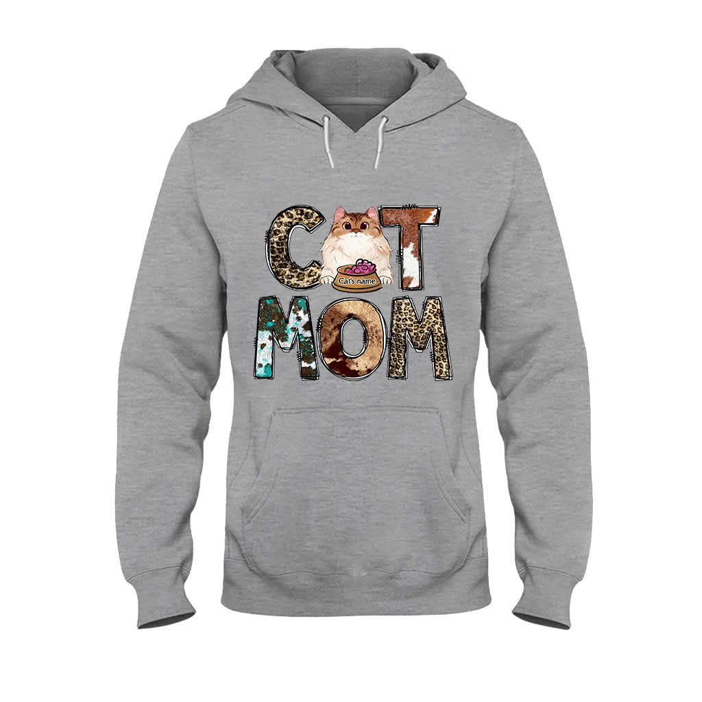Cat Mom - Personalized Mother's Day Father's Day T-shirt and Hoodie