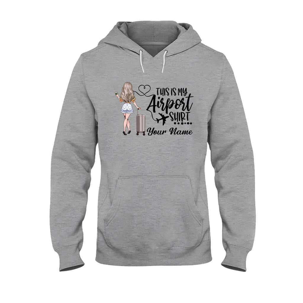 This Is My Airport Shirt - Personalized Travelling T-shirt and Hoodie