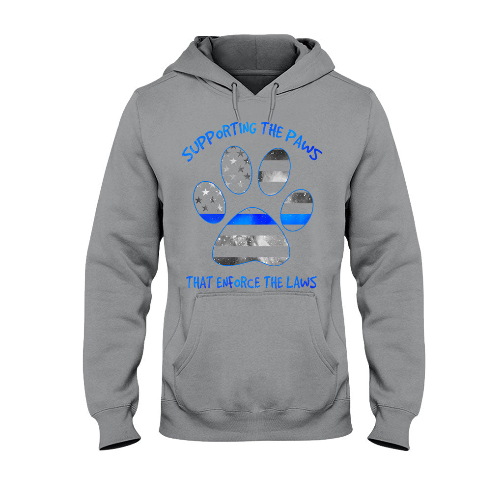 Supporting The Paws - Police Officer T-shirt And Hoodie 062021