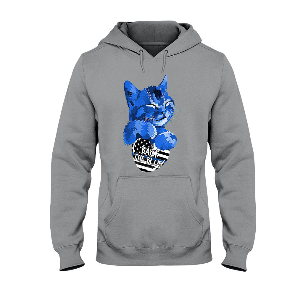 Blue Cat - Police Officer T-shirt And Hoodie 062021