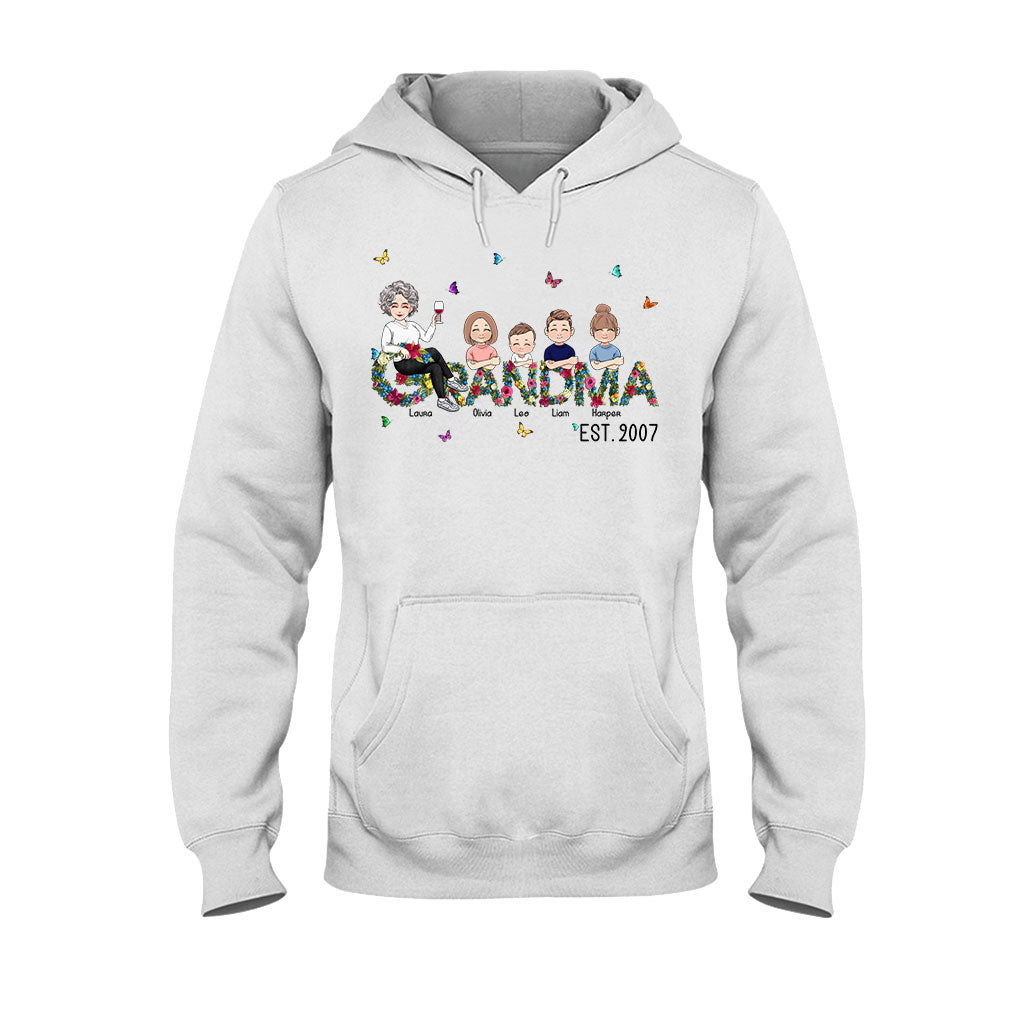 Grandma Since - Personalized Mother's Day Grandma T-shirt and Hoodie