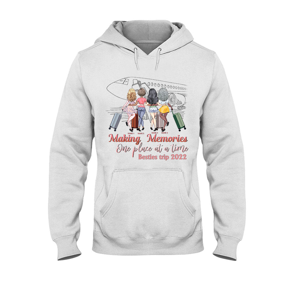 Besties Trip Apparently We're Trouble When We're Together - Personalized Travelling T-shirt and Hoodie