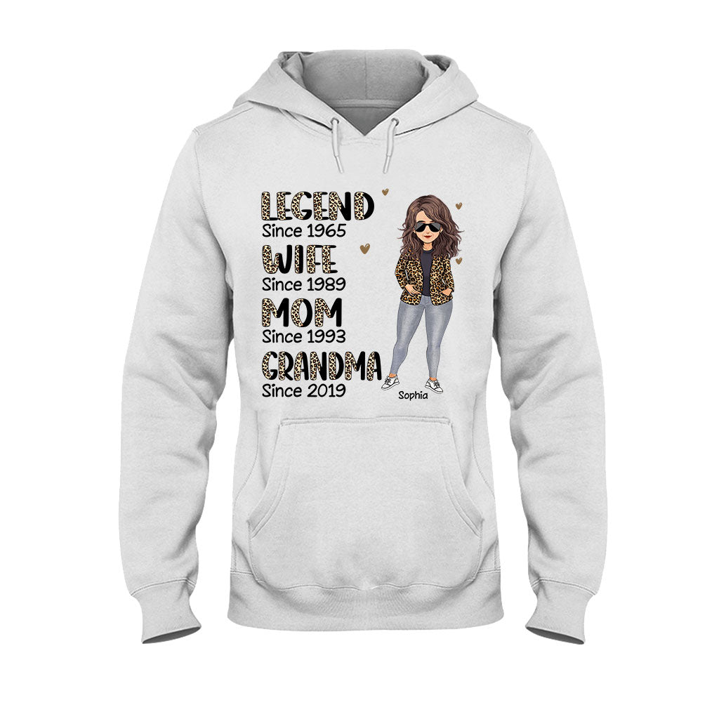 Legend Wife Mom - Personalized Mother's day Mother T-shirt and Hoodie