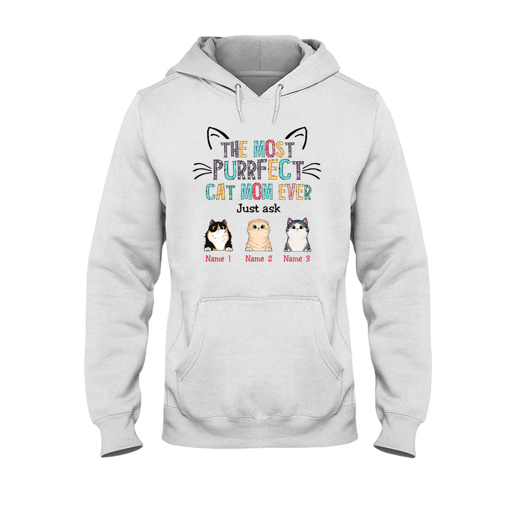 Furrfect Cat Mom - Personalized Mother's Day Cat T-shirt and Hoodie